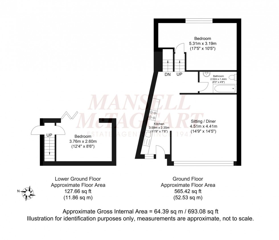 Floorplan for Lewes Road, Danehill, RH17