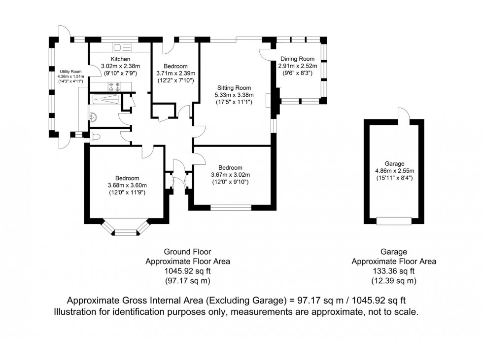 Floorplan for Greater Paddock, Ringmer, BN8