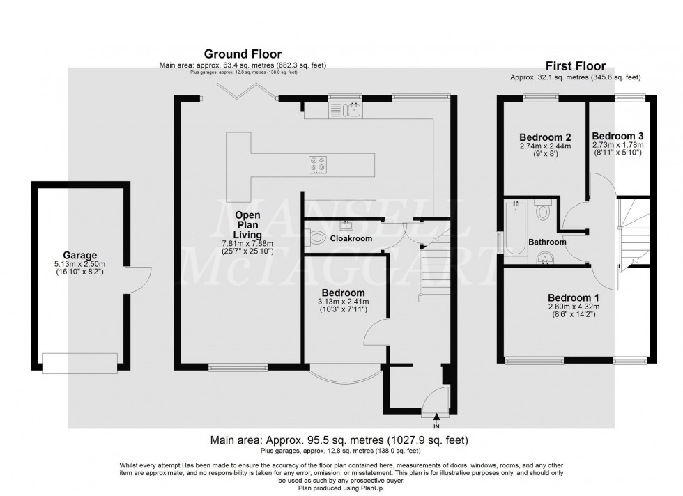 Floorplan for Kingsley Road, Horley, RH6