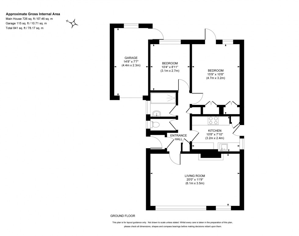 Floorplan for Savill Road, Lindfield, RH16