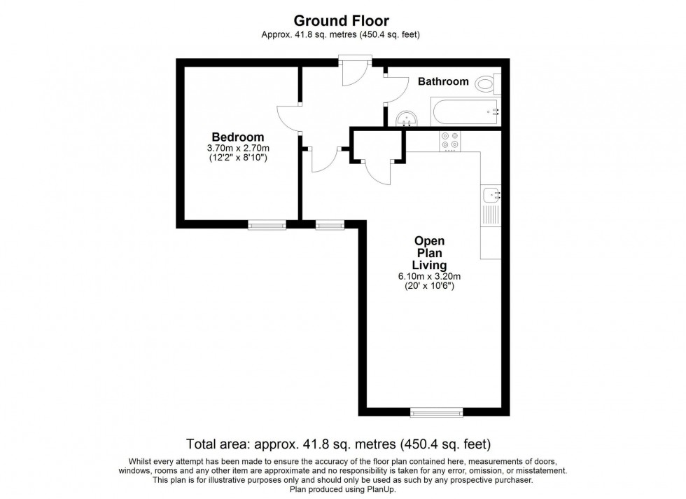 Floorplan for Christopher Road, East Grinstead, RH19