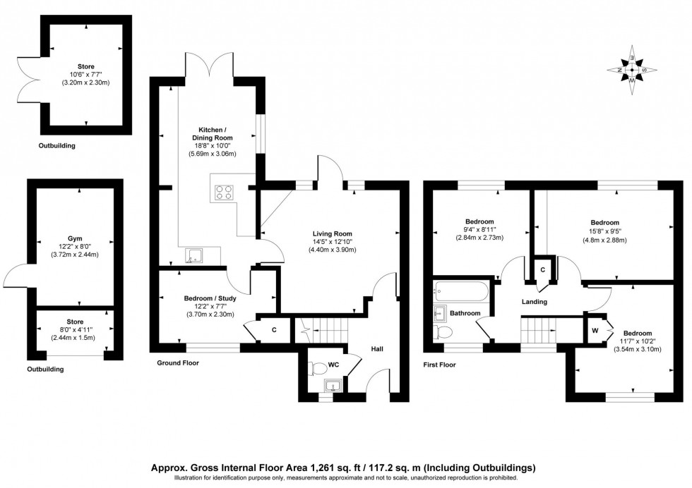Floorplan for Rushwood Close, Haywards Heath, RH16