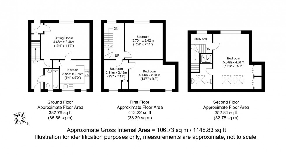 Floorplan for Lee Road, Lewes, BN7