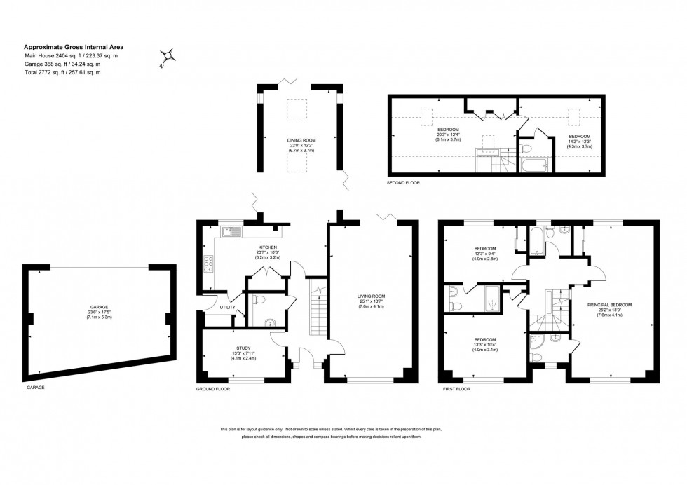 Floorplan for Ditchling Common, Burgess Hill, RH15