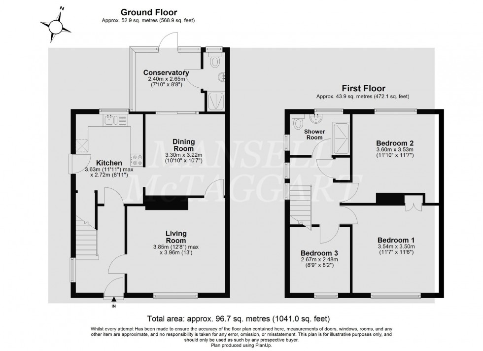 Floorplan for Ridgeside, Crawley, RH10