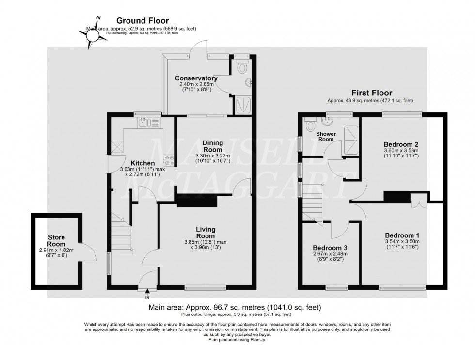 Floorplan for Ridgeside, Crawley, RH10