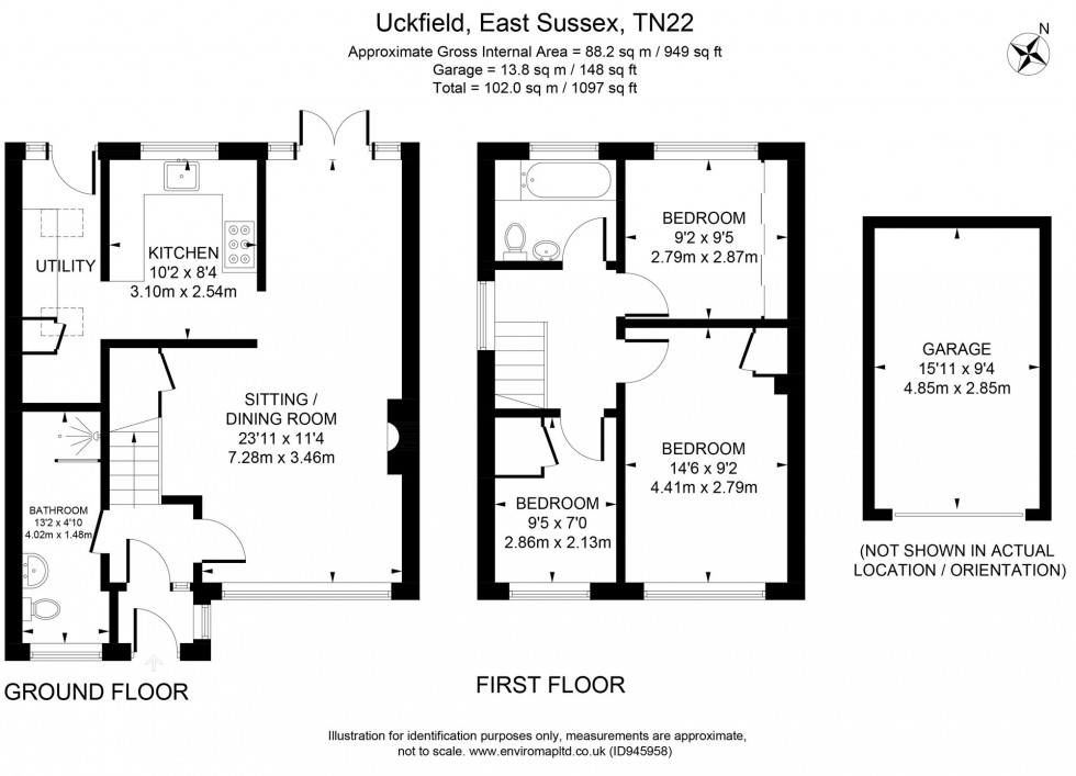 Floorplan for Views Wood Path, Uckfield, TN22