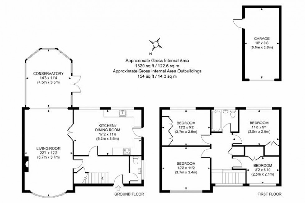 Floorplan for Beech Hill, Haywards Heath, RH16