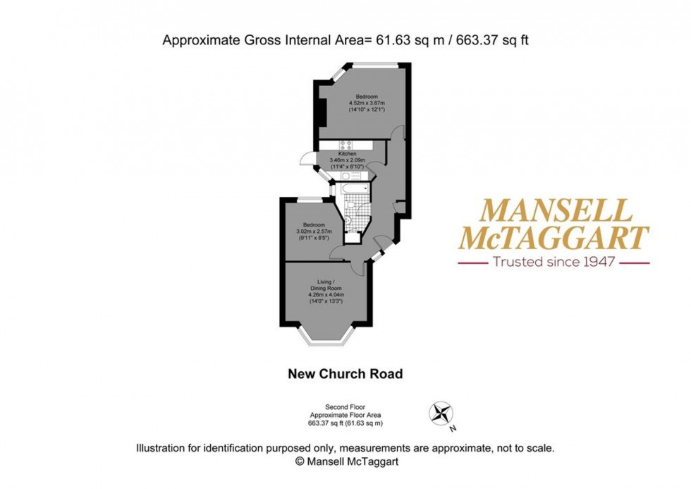 Floorplan for New Church Road, Hove, BN3