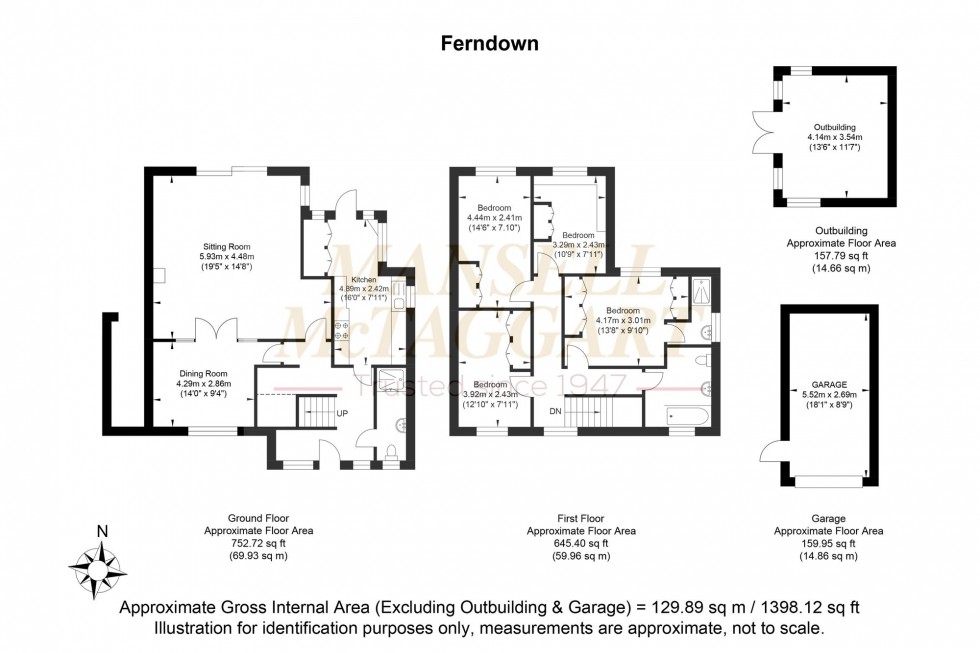 Floorplan for Ferndown, Horley, RH6