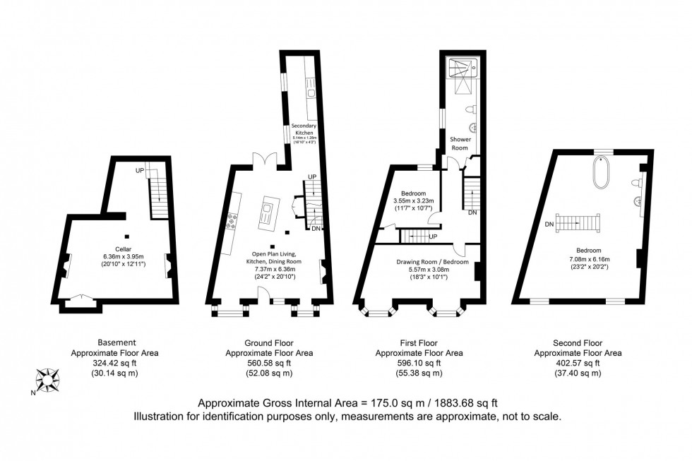 Floorplan for Western Road, Lewes, BN7