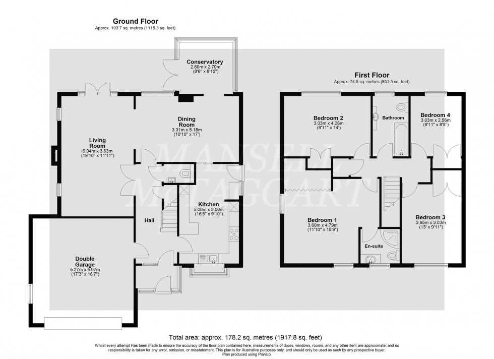 Floorplan for Ashdown Road, Forest Row, RH18