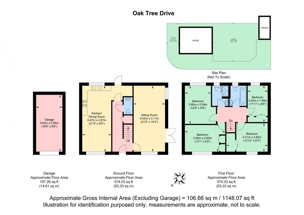 Floorplan for Oak Tree Drive, Hassocks, BN6
