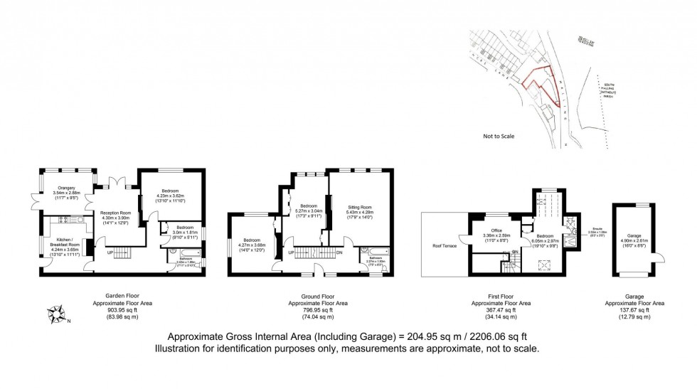 Floorplan for Malling Hill, Lewes, BN7