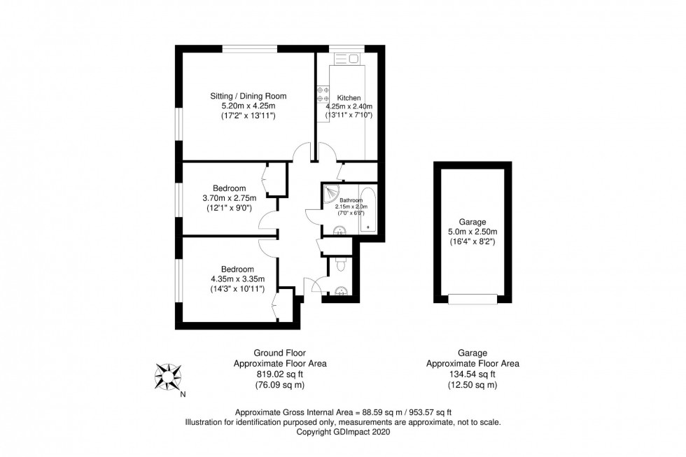Floorplan for Grovelands, Horley, RH6