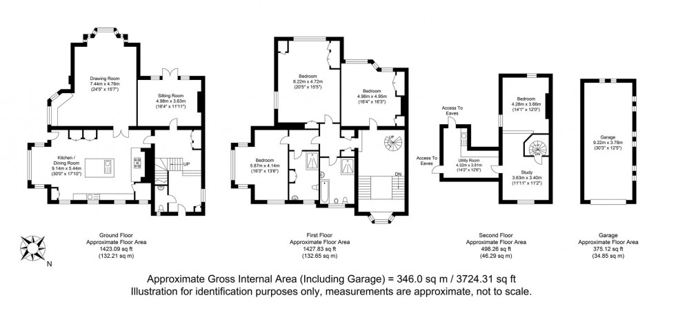 Floorplan for Rannoch Road, Crowborough, TN6