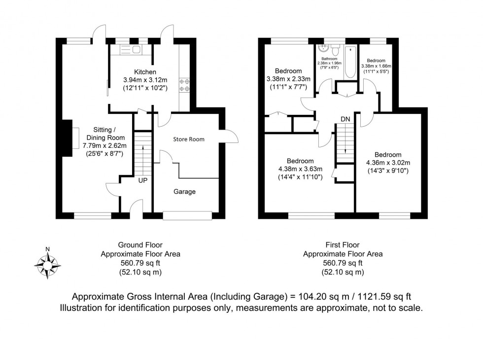 Floorplan for Mill Road, Ringmer, BN8