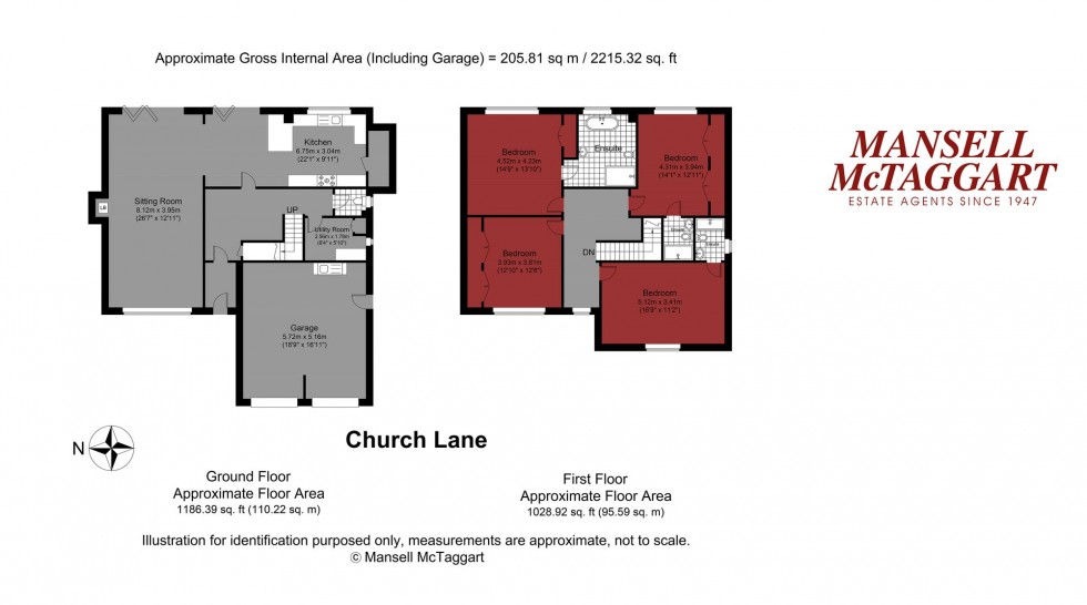 Floorplan for Church Lane, Pyecombe, BN45