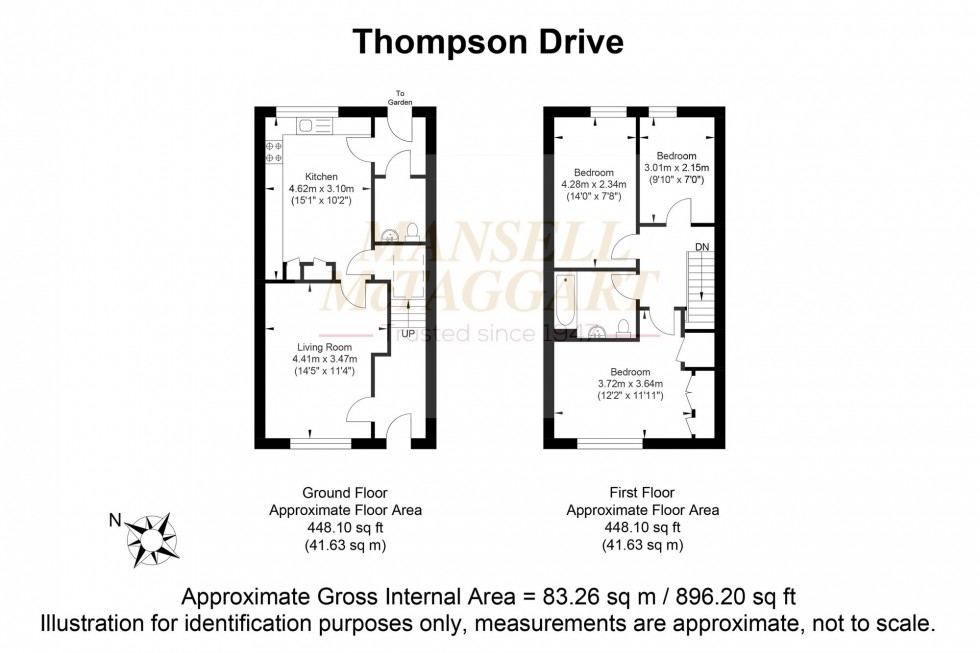 Floorplan for Thompson Drive, Storrington, RH20