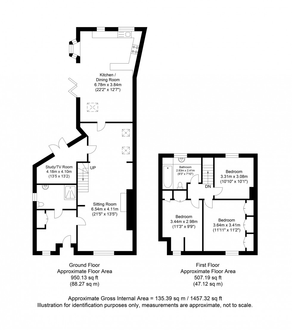 Floorplan for Church Lane, Ripe, BN8