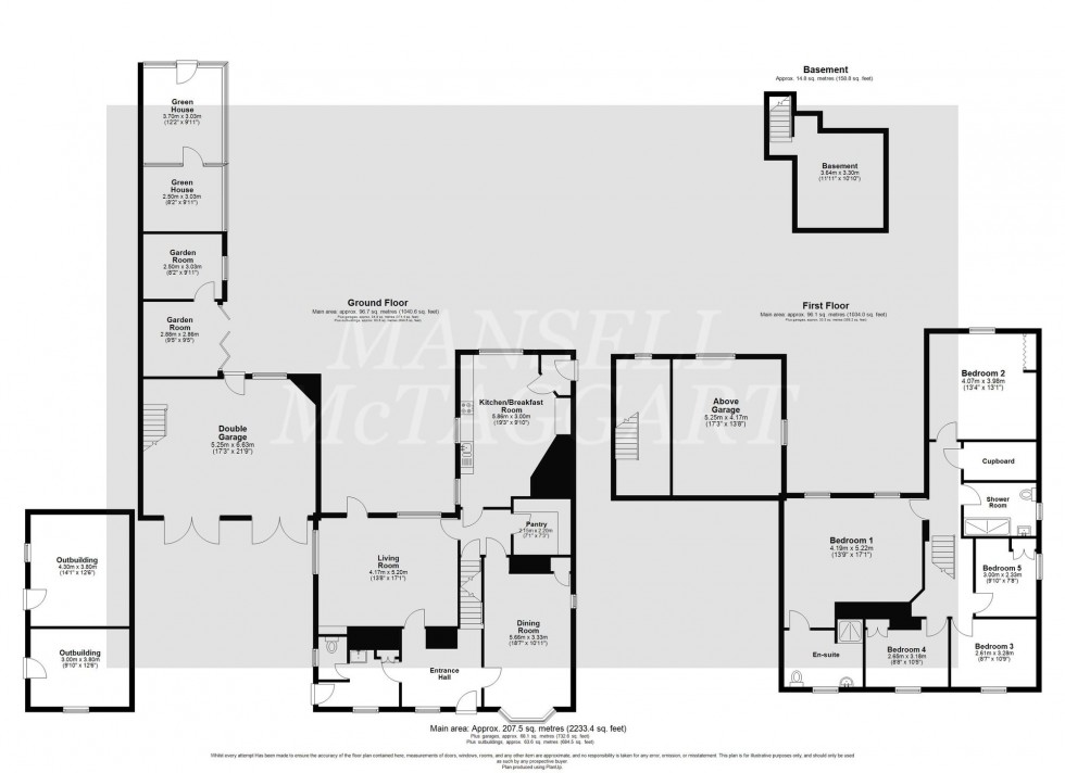 Floorplan for East Street, Turners Hill, RH10