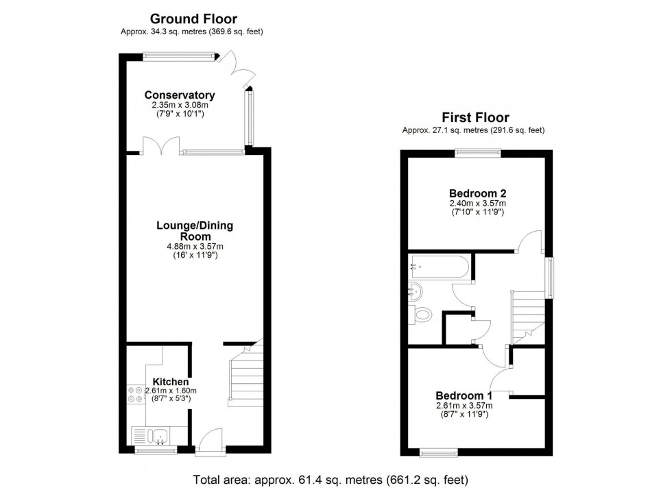 Floorplan for Sycamore Drive, East Grinstead, RH19