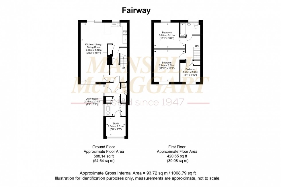 Floorplan for Fairway, Copthorne, RH10