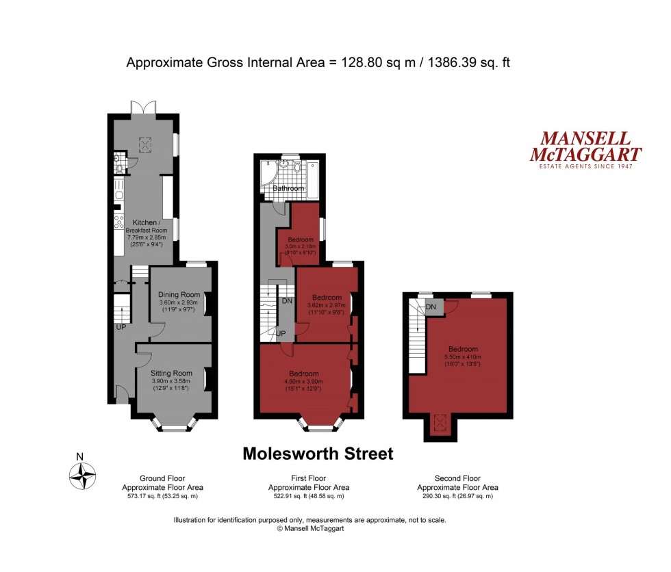 Floorplan for Molesworth Street, Hove, BN3