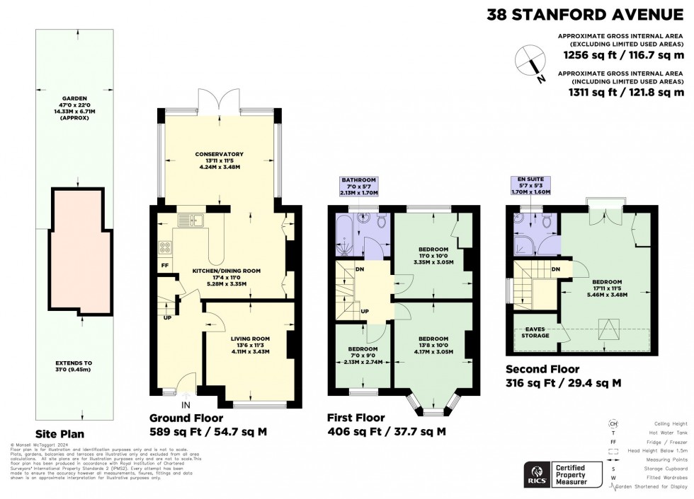 Floorplan for Stanford Avenue, Hassocks, BN6