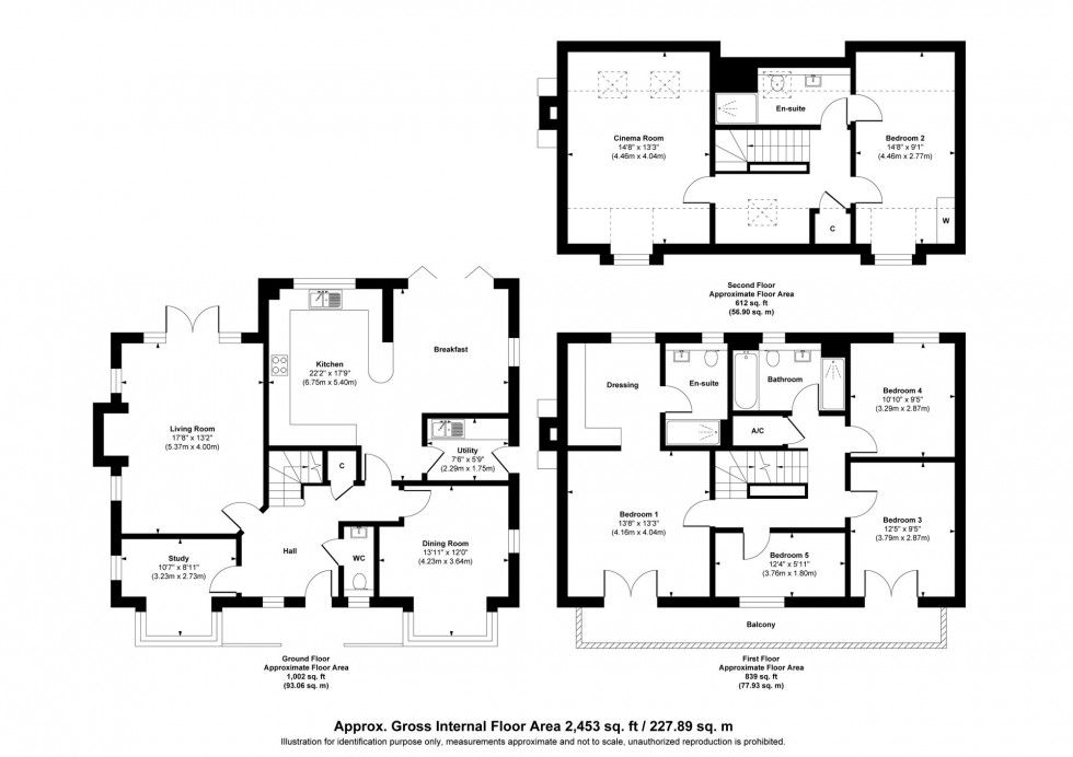 Floorplan for Rocky Drive, Haywards Heath, RH16