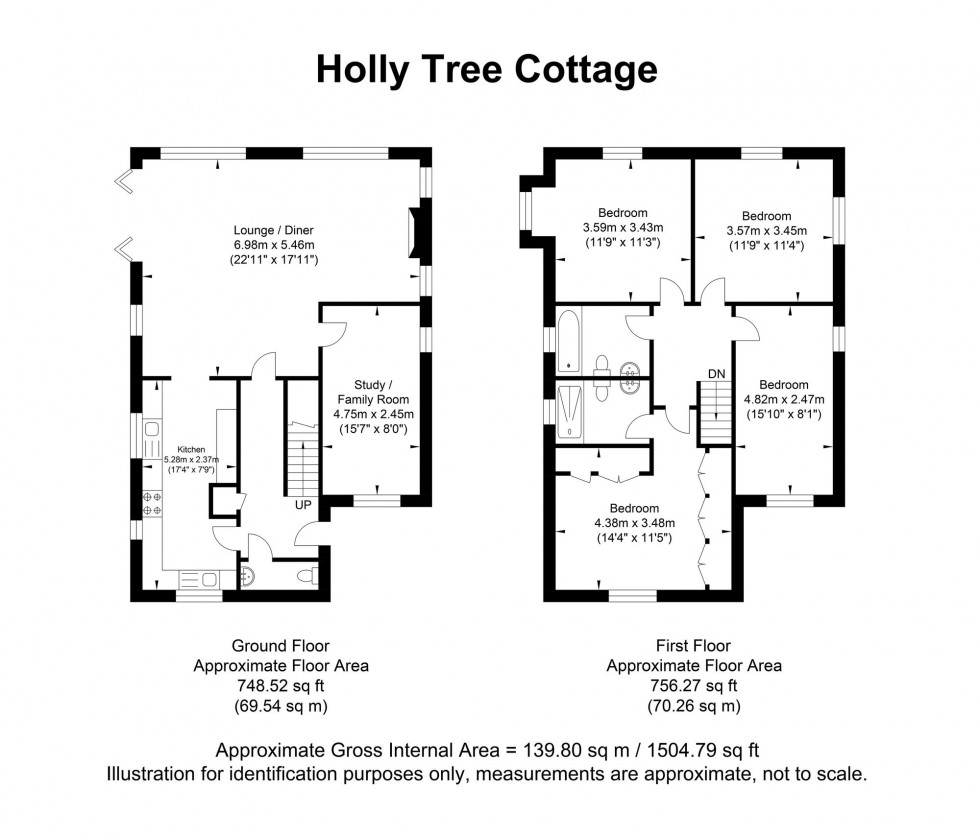 Floorplan for Wilderness Lane, Hadlow Down, TN22