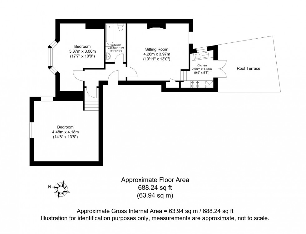 Floorplan for High Street, Lewes, BN7