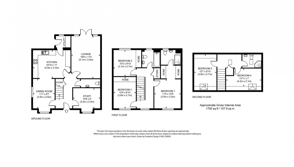 Floorplan for Amaryllis Road, Burgess Hill, RH15