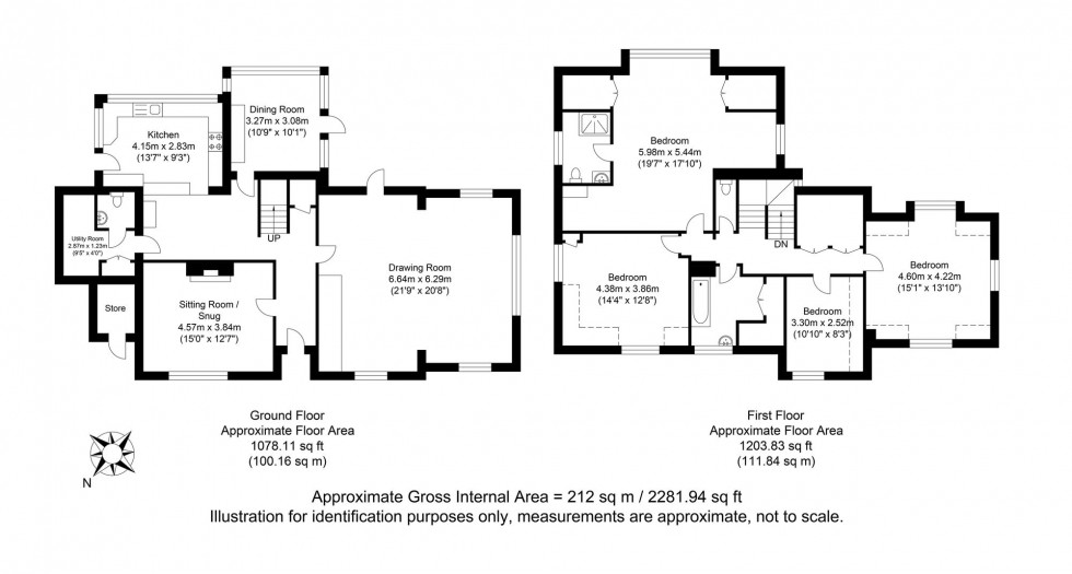 Floorplan for Newhaven Road, Near Lewes, BN7