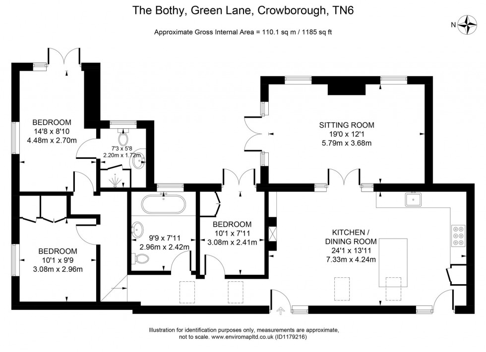 Floorplan for Green Lane, Crowborough, TN6