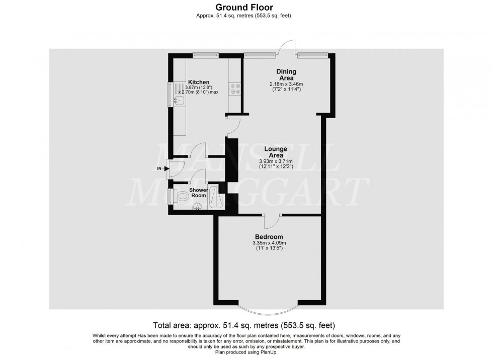 Floorplan for Buckhurst Way, East Grinstead, RH19