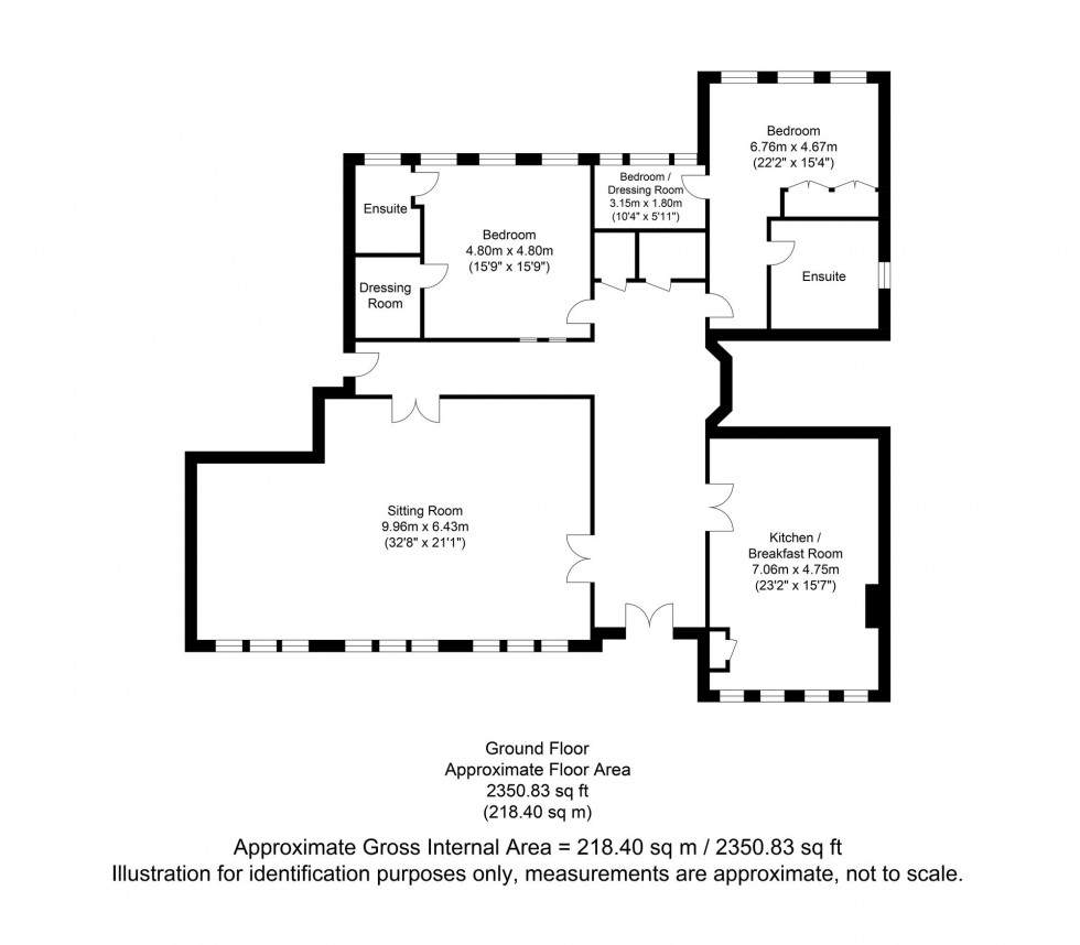 Floorplan for Little Trodgers Lane, Mayfield, TN20