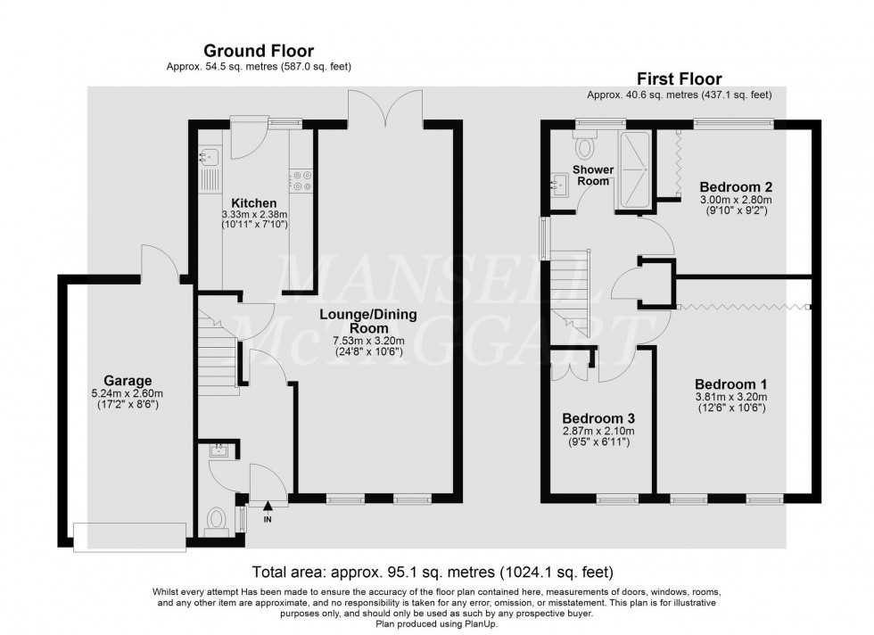 Floorplan for The Canter, Crawley, RH10
