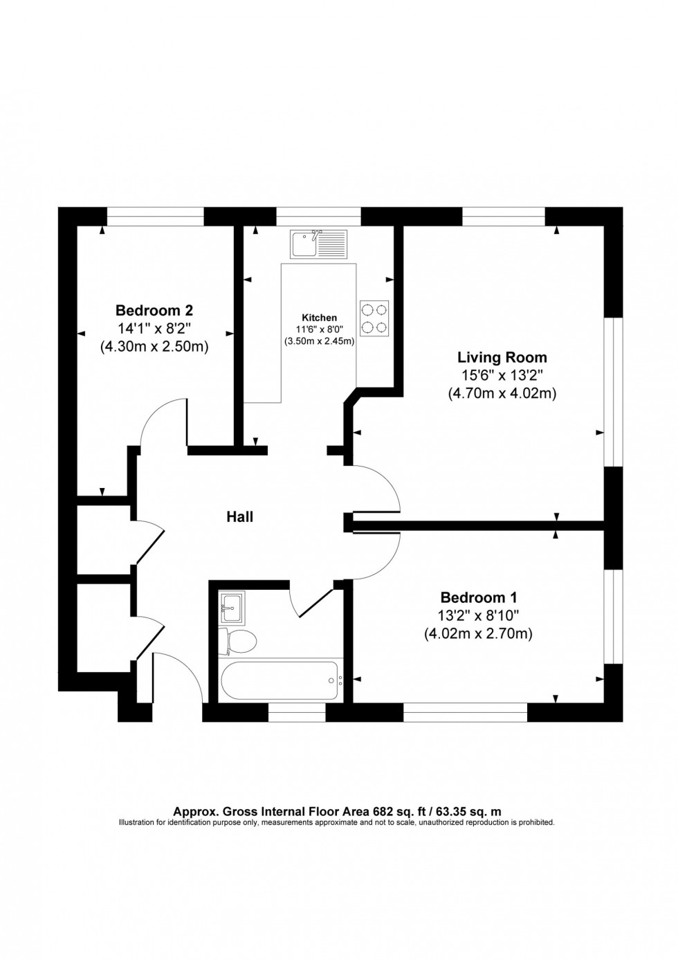 Floorplan for Kilnbarn Court, Haywards Heath, RH16