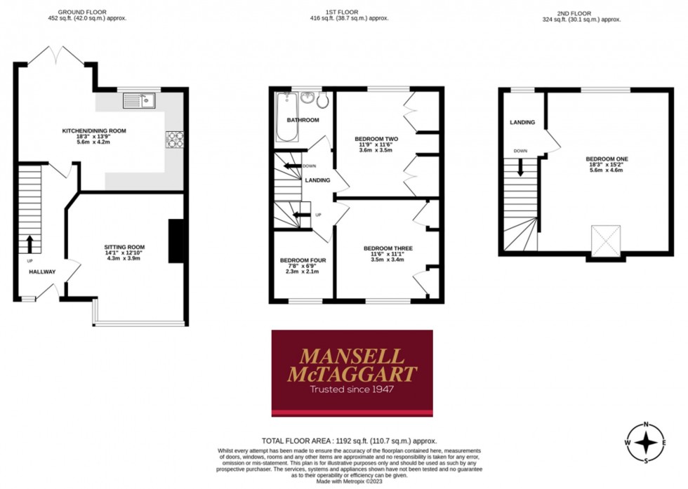 Floorplan for Vale Road, Portslade, BN41