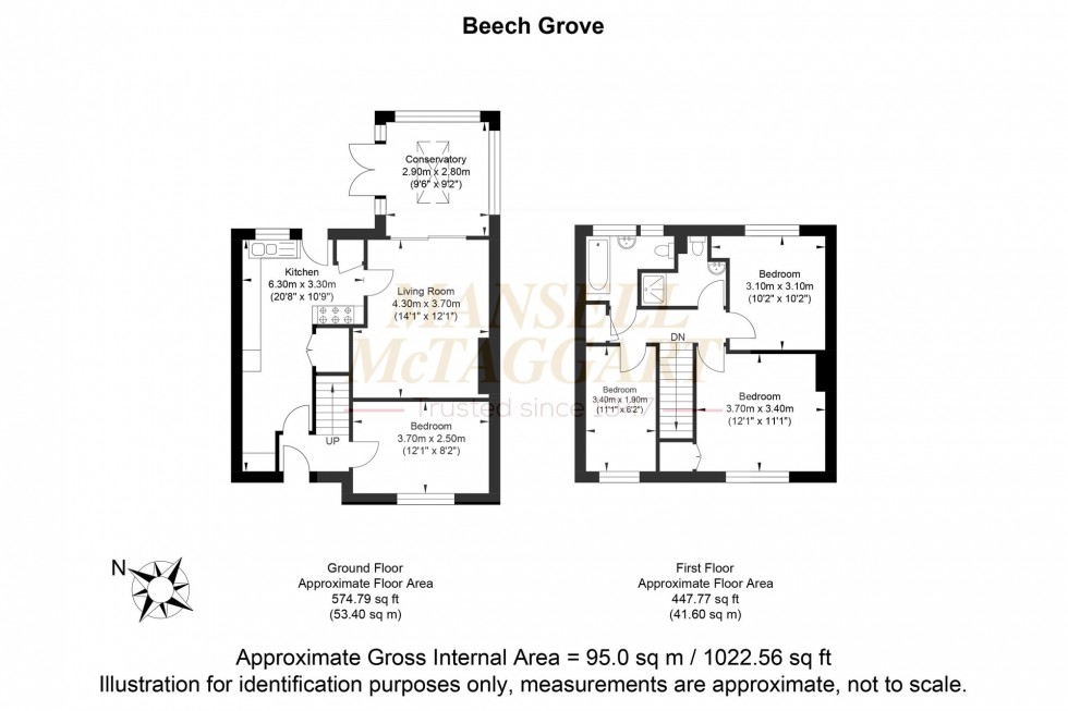 Floorplan for Beech Grove, Storrington, RH20