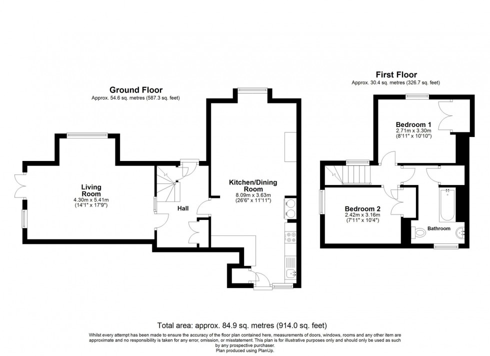 Floorplan for East Street, Turners Hill, RH10