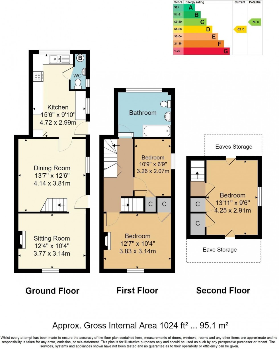 Floorplan for New Road, Rotherfield, TN6