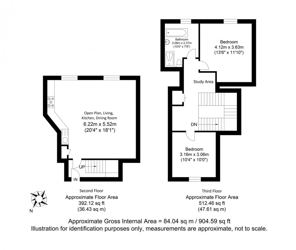 Floorplan for High Street, Lewes, BN7