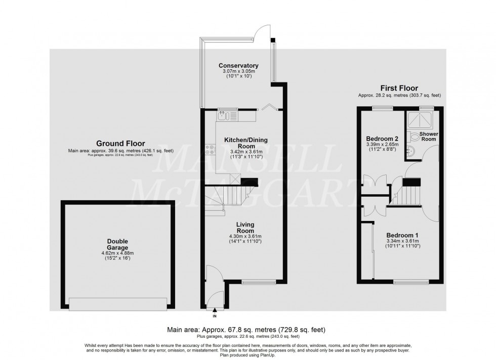 Floorplan for Parkhurst Grove, Horley, RH6
