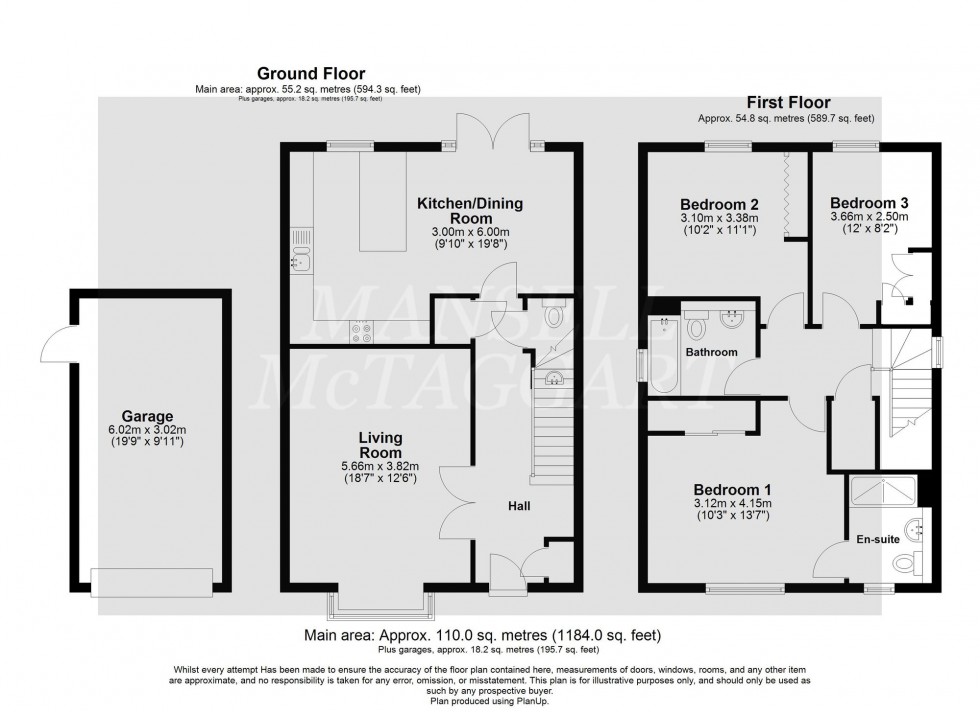 Floorplan for Felsmere Drive, Felbridge, RH19