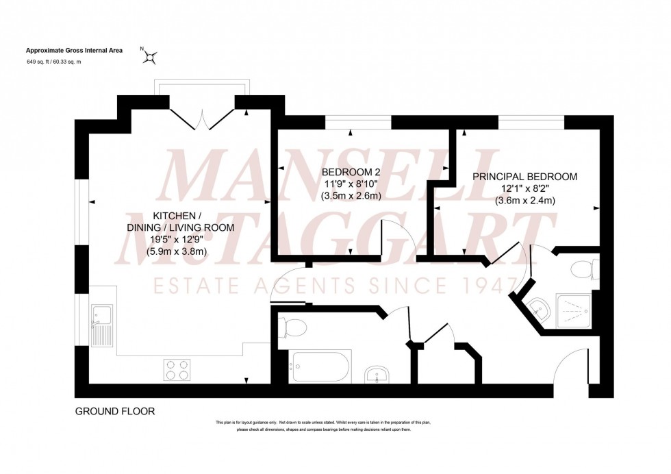 Floorplan for Orchard Close, Ash House, RH15