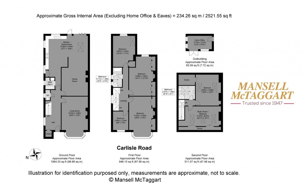 Floorplan for Carlisle Road, Hove, BN3