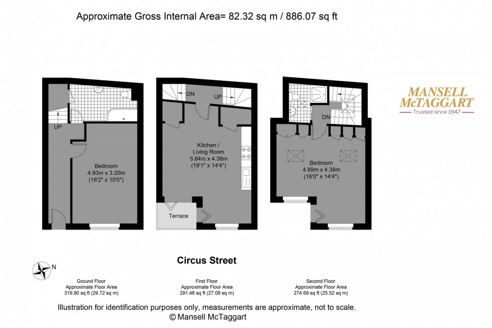 Floorplan for Circus Street, Brighton, BN2