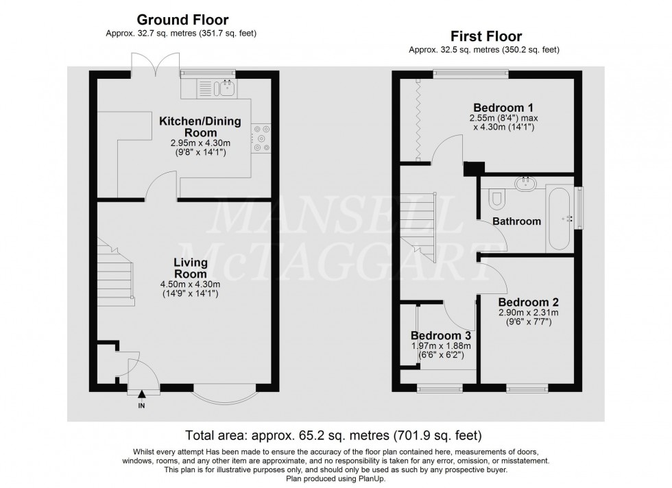 Floorplan for Bramble Twitten, East Grinstead, RH19